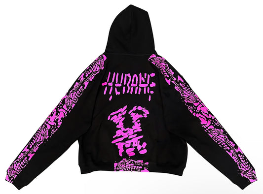 Hubane Noir Hoodie ( Pink )