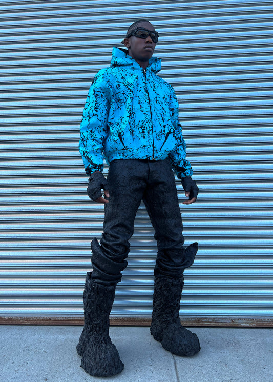 RELLIK Hoodie ( Light blue )