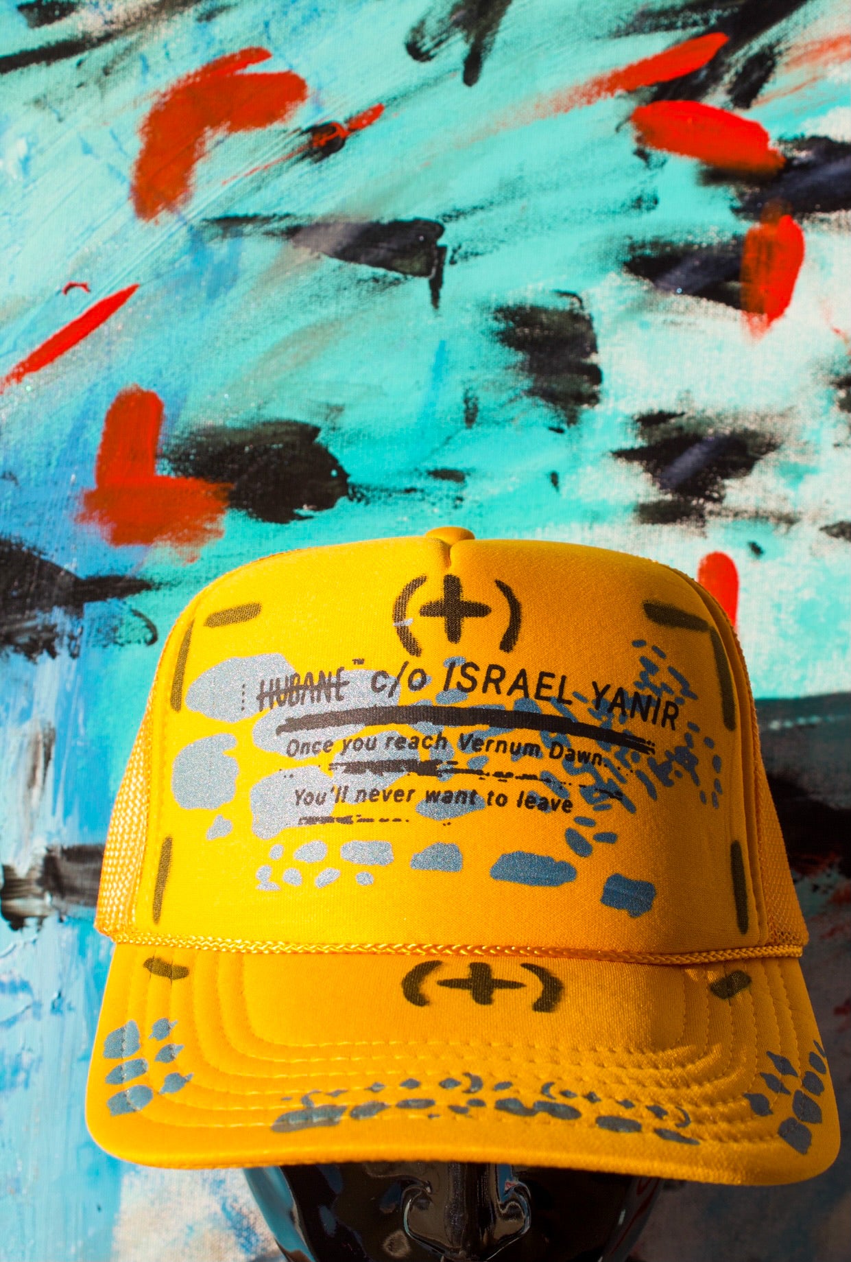 Yellow Metamorphosis Trucker Hat