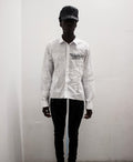 “Vernum Honesty”( Platinum White Button down Shirt )